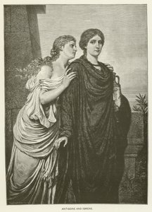 Antígona e Ismene de Emil Teschendorff