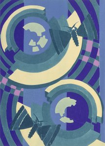 Placa nº 10, de "Prismes", después de 1931 (litografía en color) de Émile Allain Séguy