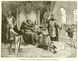 Ceremonia de servicio feudal