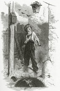 Gavroche, siglo XIX de Emile Antoine Bayard