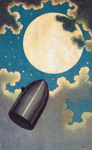 Ilustración para De la Tierra a la Luna de Jules Verne