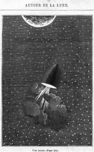 Partiendo hacia la Luna, ilustración de 