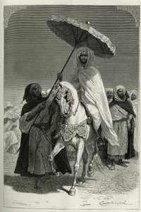 Sultán Hassan I de Marruecos (nacido Moulay El Hassan) de Emile Antoine Bayard