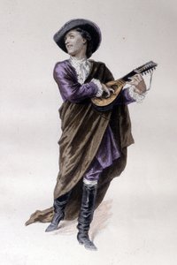 El Conde de Almaviva, personaje de El Barbero de Sevilla de Beaumarchais (1732-1799) creado en 1773. Ilustración de Emile Bayard.