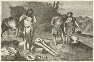 Un taller de moldeadores en la época del bronce de Emile Antoine Bayard