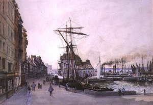 El muelle en Honfleur