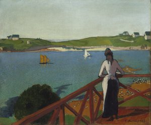 Tarde en Saint-Briac, 1887 de Emile Bernard