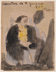 Caricatura de Paul Gauguin