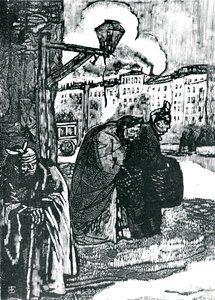 Ilustración para Poemas de Charles Baudelaire (1821-67) de Emile Bernard