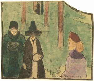 En el bosque de Emile Bernard