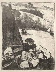 Les Bretonneries: El regreso de la peregrinación de Emile Bernard