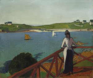 Tarde en Saint-Briac. 1887 de Emile Bernard