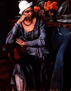 Negra con sombrero cloche de Emile Bernard