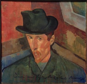 Retrato de Eugène Boch de Emile Bernard