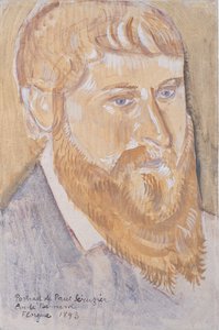 Retrato de Paul Serusier, 1893 de Emile Bernard