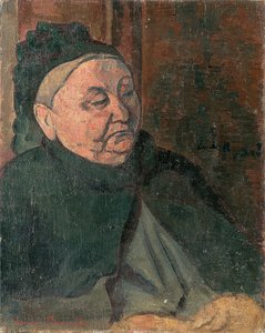 Retrato de la abuela del artista, 1887 de Emile Bernard