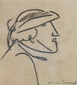 Estudio de un hombre bretón de Emile Bernard