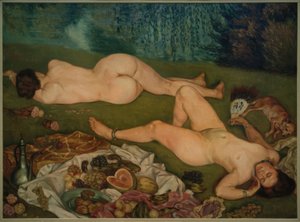 Dos desnudos de Emile Bernard