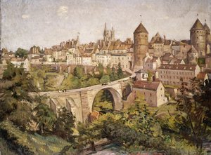 Paisaje del Yonne, 1907 de Emile Bernard