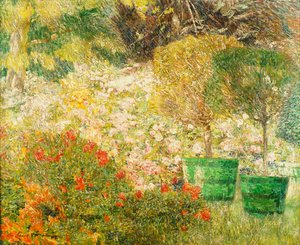 Un rincón de mi jardín de Emile Claus