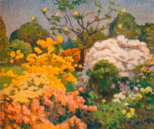 Azaleas, Jardines de Kew, c. 1914