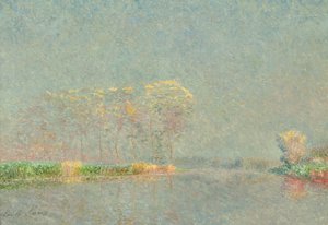 Niebla en el Lys de Emile Claus