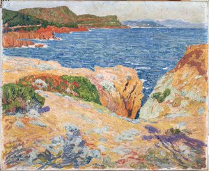 Mediodía en el Estérel (Costa Azul) de Emile Claus
