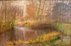 El jardín de Ooidonk de Emile Claus