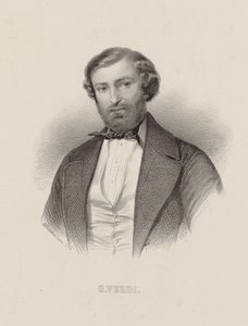 Retrato del compositor Giuseppe Verdi 1813-1901 de Emile Desmaisons