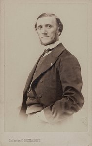 Retrato del pianista y compositor Jean-Henri Ravina 1818-1906 de Emile Desmaisons