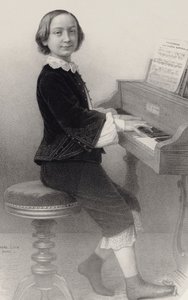 Retrato del violinista y compositor Henri Ketten 1848-1883