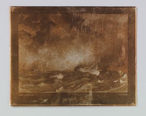 Naufragio Le Naufrage de Emile Frédéric Salmon (signed by artist)