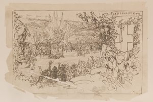 Postal de llegada al maratón Gilliéron FamGILL Louvre2024-05