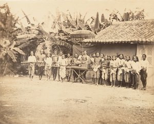 Príncipe Camboyano y su Cortejo, 1866 de Emile Gsell