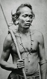 Jefe tribal vietnamita o camboyano, c.1870s de Emile Gsell