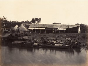 Vista de la Ciudad China Cholen Hoja No. 2, Saigón, Cochinchina de Emile Gsell