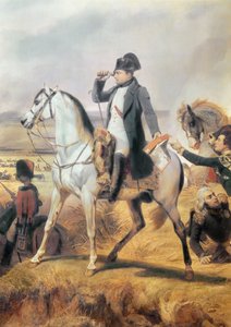(Detalle) de Napoleón de la Batalla de Wagram, 6 de julio de 1809, 1836 de Emile Jean Horace Vernet