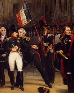 Despedida de Napoleón a la Guardia Imperial, 20 de abril de Emile Jean Horace Vernet