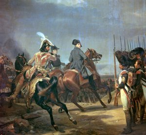 Napoleón en la batalla de Jena de Emile Jean Horace Vernet