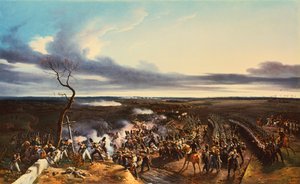 La batalla de Montmirail, 11 de febrero de 1814 de Emile Jean Horace Vernet