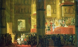 La Coronación de la Emperatriz María Fyodorovna de Emile Jean Horace Vernet