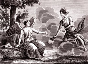 La discordia, Fábula de La Fontaine de Emile Joseph Alexandre Gouget