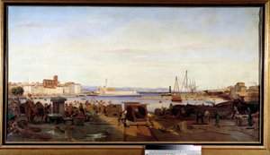 El puerto de la Ciotat Pintura de Emile Loubon de Emile Loubon