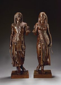 El regalo del faraón y la ofrenda de la reina de Emile Louis Picault