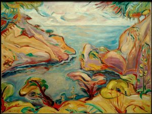 La Calanque du Mugel en La Ciotat de Emile Othon Friesz
