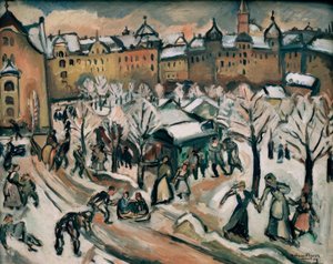 Nieve en Múnich de Emile Othon Friesz