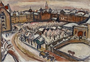 Nieve en Múnich de Emile Othon Friesz