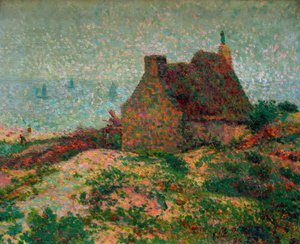 Casa bretona dominando el mar de Emile Schuffenecker