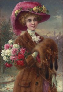 Belleza de invierno, 1910 de Emile Vernon