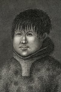 John Sakeouse, un nativo de Jacob Sound, Groenlandia, el primer esquimal conocido en haber estado en este país, 1816